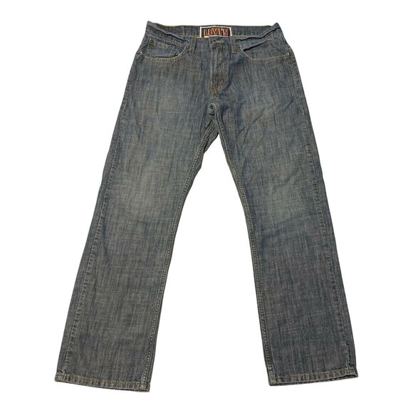 Vintage Levi's 514 Jeans Slim Straight Men's 33x30 Denim 100% Cotton Medium Wash - Picture 1 of 11
